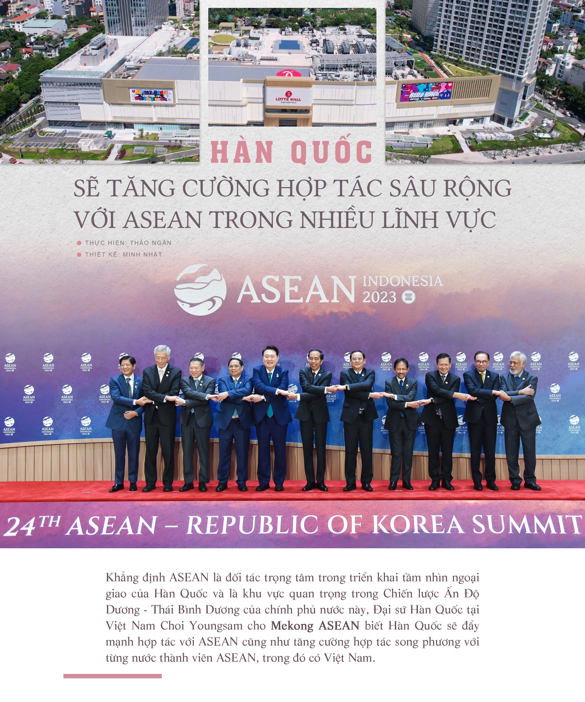 Hàn Quốc sẽ tăng cường hợp tác sâu rộng với ASEAN