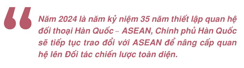 Hàn Quốc sẽ tăng cường hợp tác sâu rộng với ASEAN