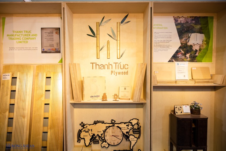 Thanh Trúc Plywood là đơn vị chuyên kinh doanh ván gỗ ép xuất khẩu. Ảnh: Quách Sơn.