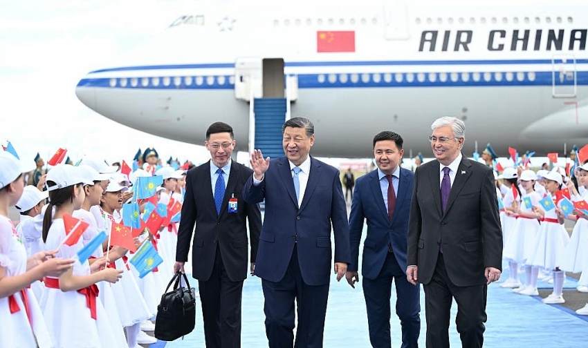 Nhà lãnh đạo Nga và Trung Quốc tới Kazakhstan tham dự thượng đỉnh SCO