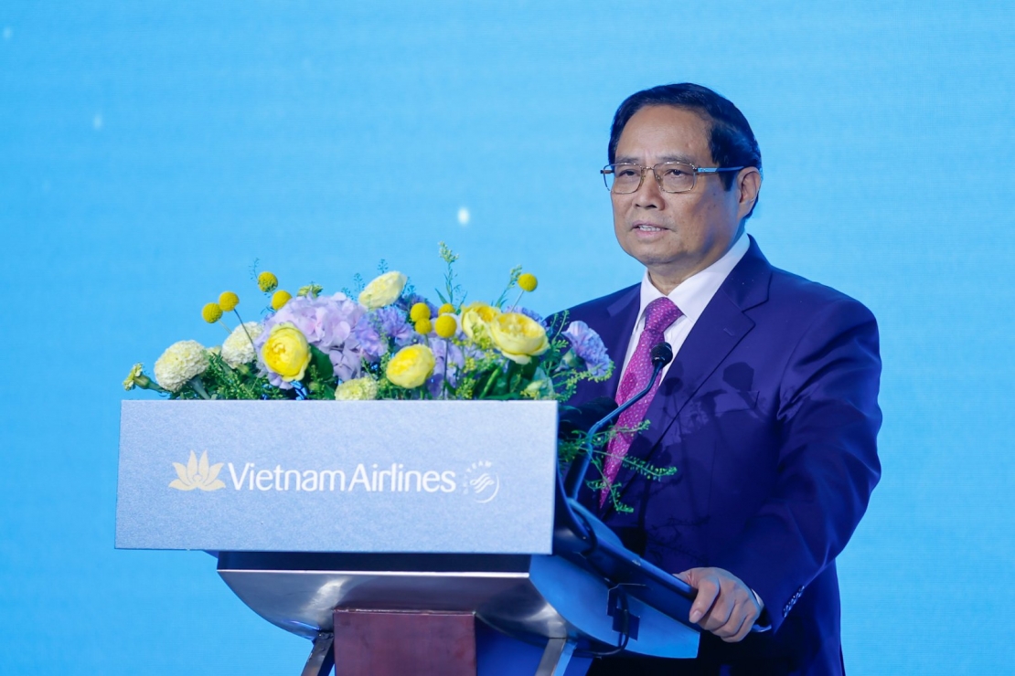 Thủ tướng Phạm Minh Chính phát biểu tại sự kiện.