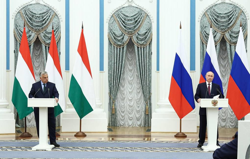 Tổng thống Nga Vladimir Putin và Thủ tướng Hungary Viktor Orban