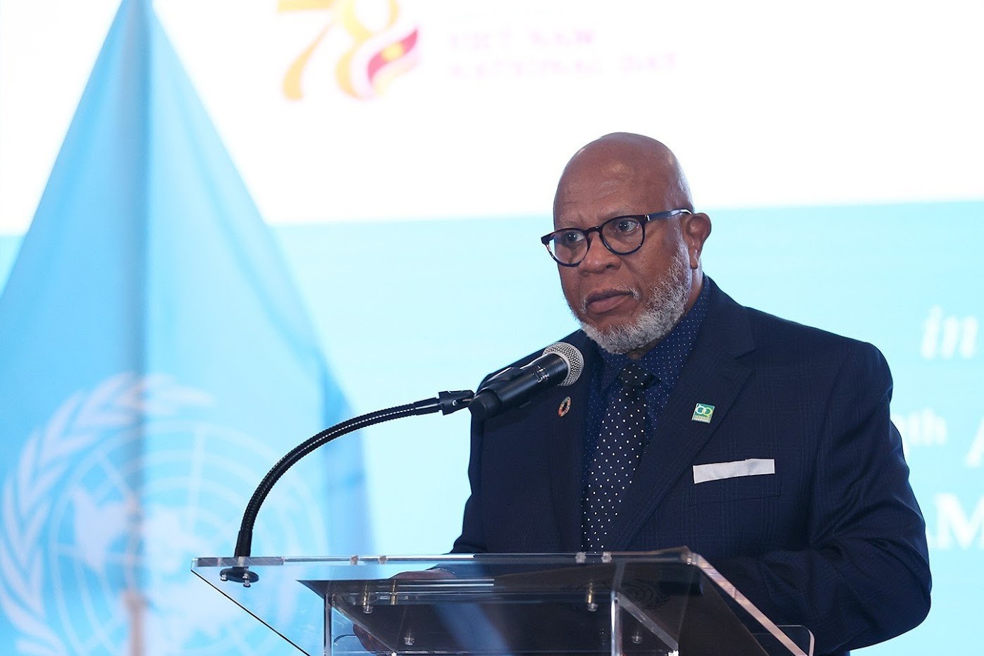Chủ tịch Đại hội đồng Liên Hợp Quốc khóa 78 Dennis Francis