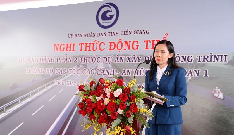 Động thổ dự án thành phần 2 cao tốc Cao Lãnh - An Hữu