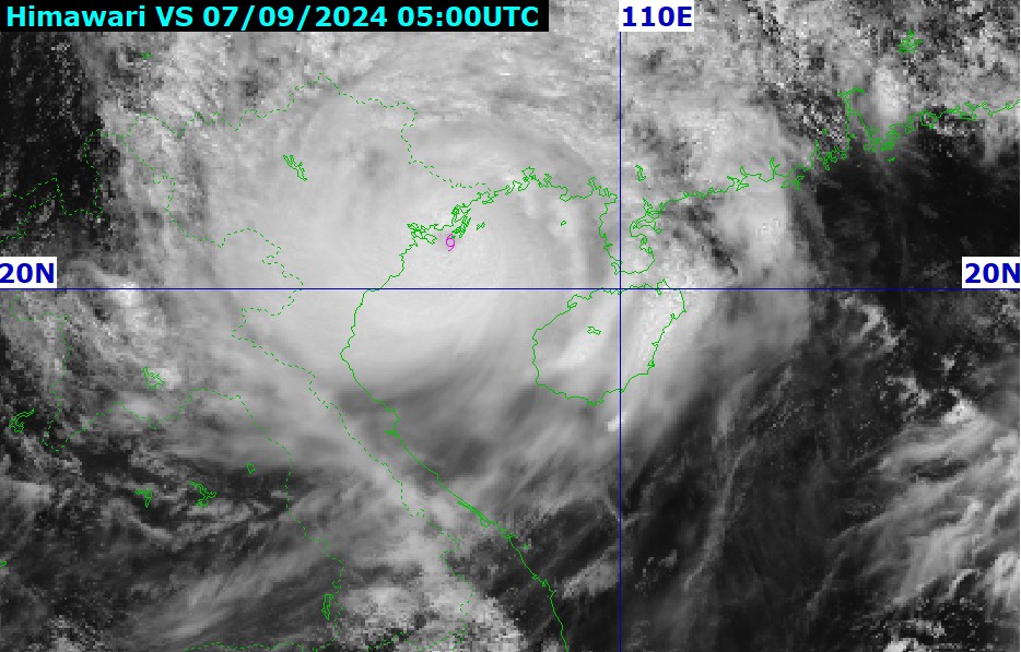 Bão số 3 đã vào vùng biển Quảng Ninh - Thái Bình
