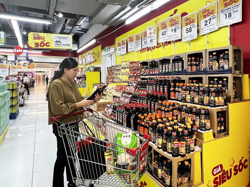Các sản phẩm của Masan phân phối trong các chuỗi siêu thị.