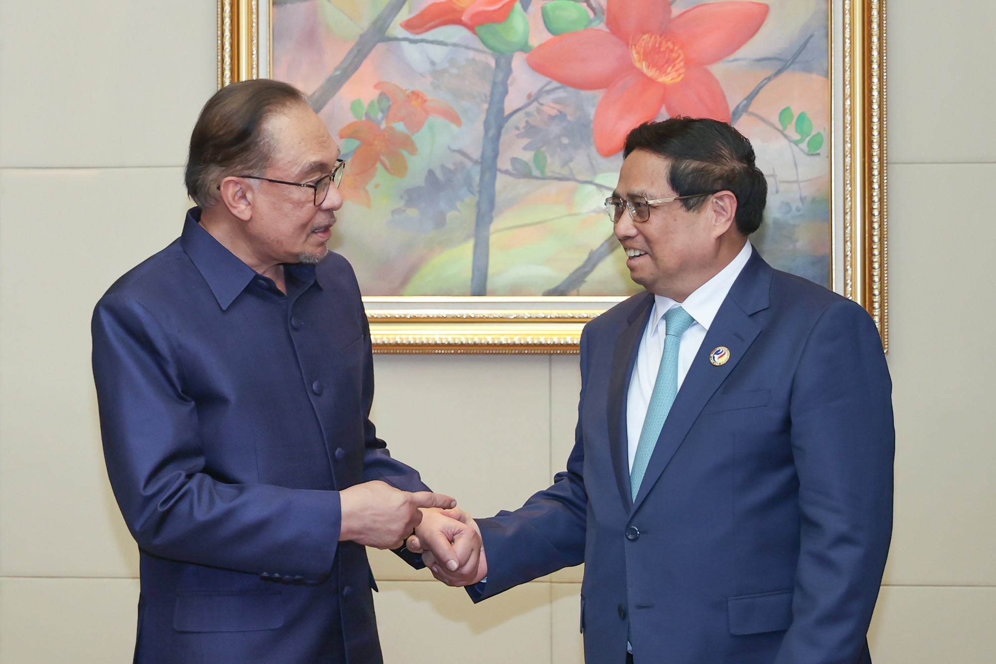 Thủ tướng Phạm Minh Chính và Thủ tướng Malaysia Anwar Ibrahim