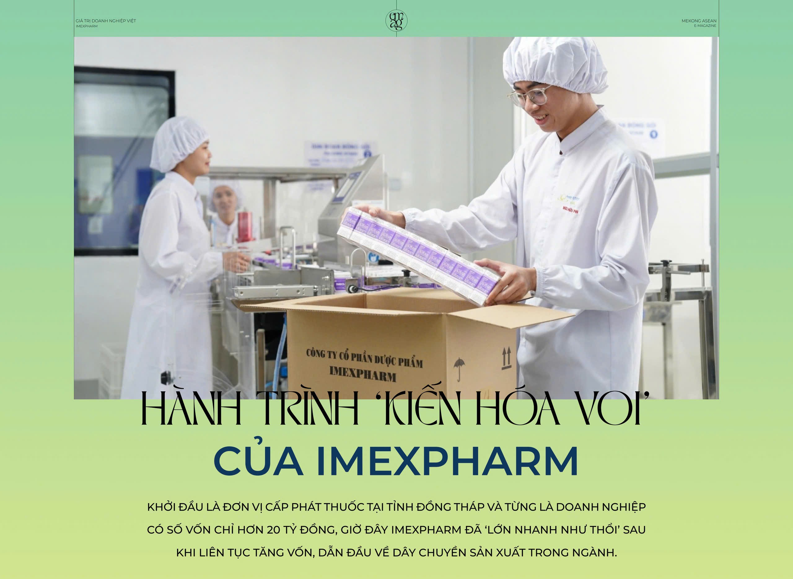 Hành trình ‘kiến hóa voi’ của Imexpharm