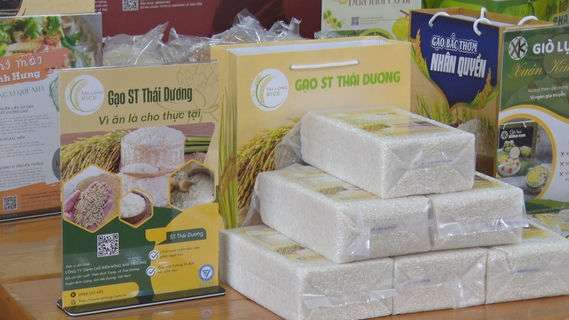 huyện Bình Giang có 16 sản phẩm OCOP, gồm 1 sản phẩm 4 sao và 15 sản phẩm 3 sao.