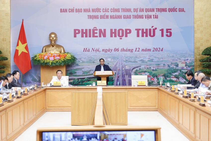 Thủ tướng chủ trì phiên họp Ban Chỉ đạo các dự án GTVT trọng điểm