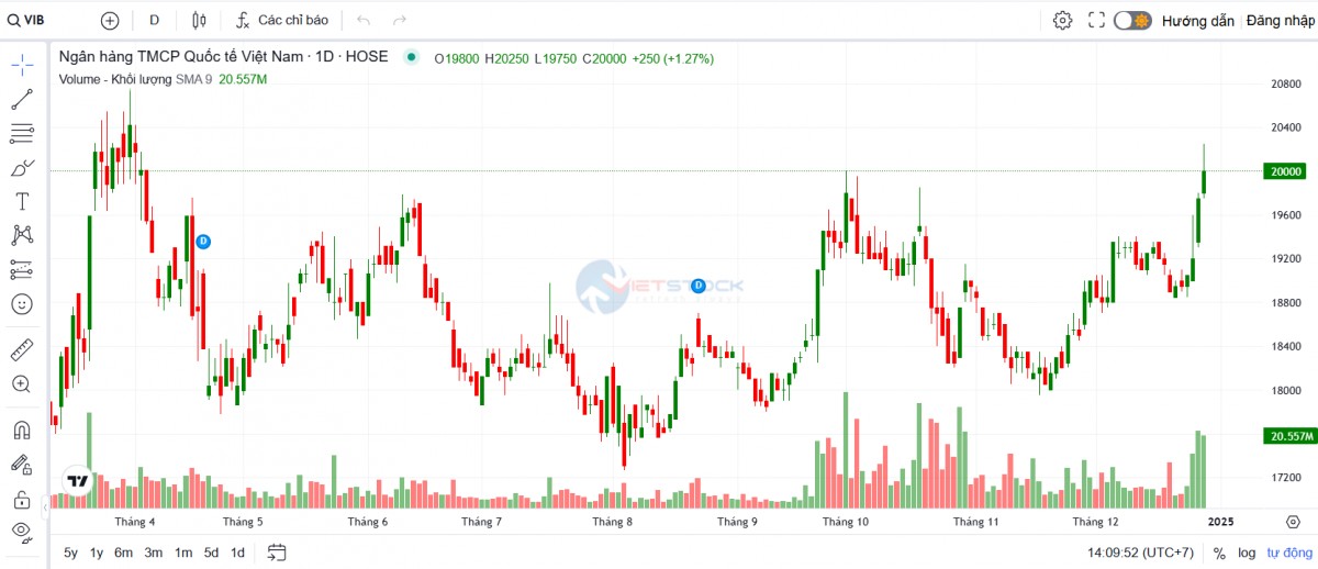 Phó tổng giám đốc VIB dự chi hơn 200 tỷ đồng để gom cổ phiếu