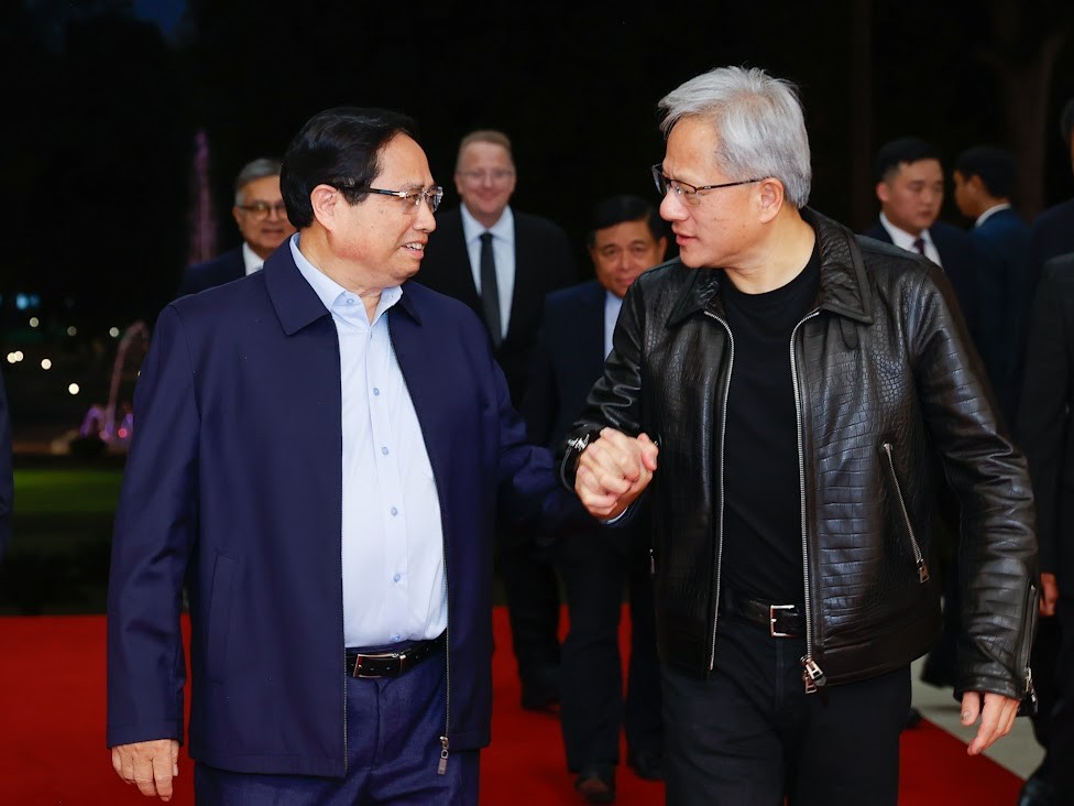 Thủ tướng Chính phủ Phạm Minh Chính tiếp ông Jensen Huang, Chủ tịch, Tổng Giám đốc Tập đoàn NVIDIA (Hoa Kỳ)