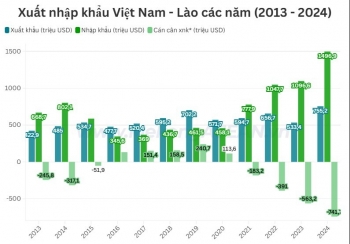 Xuất nhập khẩu Việt Nam - Lào lần đầu đạt kỷ lục 2,2 tỷ USD