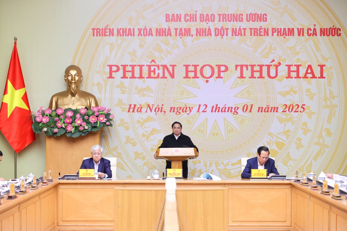  Phiên họp thứ hai của Ban Chỉ đạo Trung ương triển khai xóa nhà tạm, nhà dột nát trên phạm vi cả nước