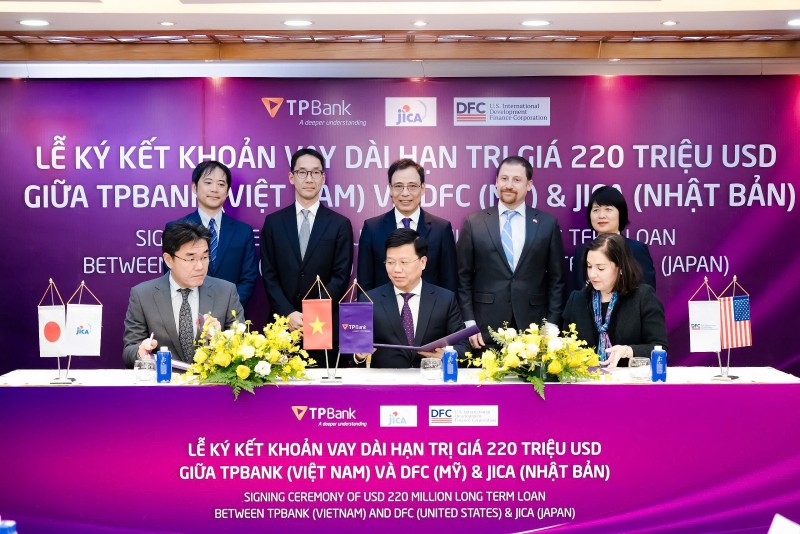 TPBank nhận khoản vay hơn 200 triệu USD từ DFC và JICA