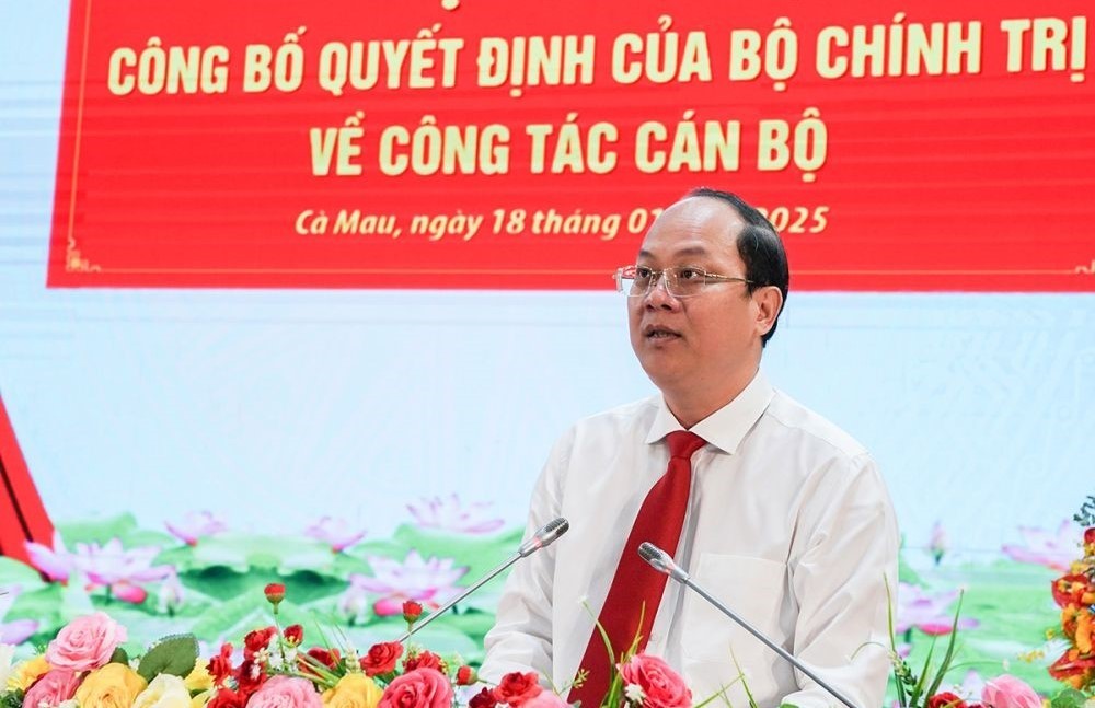 Phó Bí thư Thường trực TP HCM giữ chức Bí thư Tỉnh uỷ Cà Mau