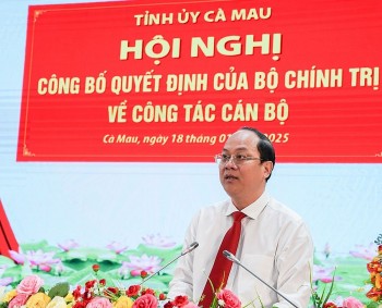 Phó Bí thư Thường trực TP HCM giữ chức Bí thư Tỉnh uỷ Cà Mau