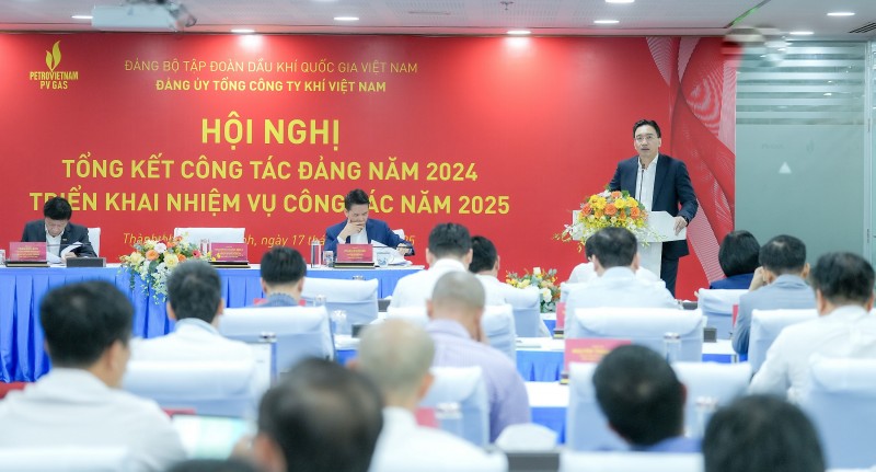 Đảng ủy PV GAS tổng kết công tác năm 2024, triển khai nhiệm vụ năm 2025