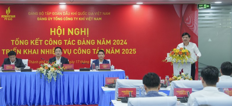 Đảng ủy PV GAS tổng kết công tác năm 2024, triển khai nhiệm vụ năm 2025