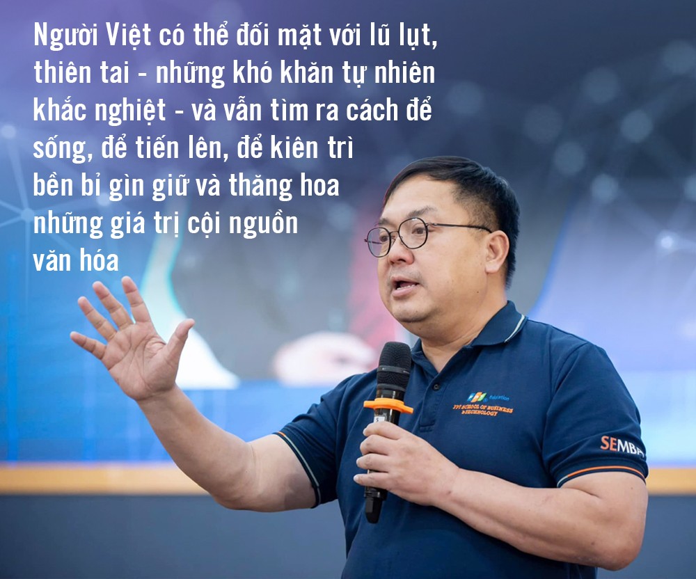 Người miền Bắc đắp đê, người miền Nam đón lũ