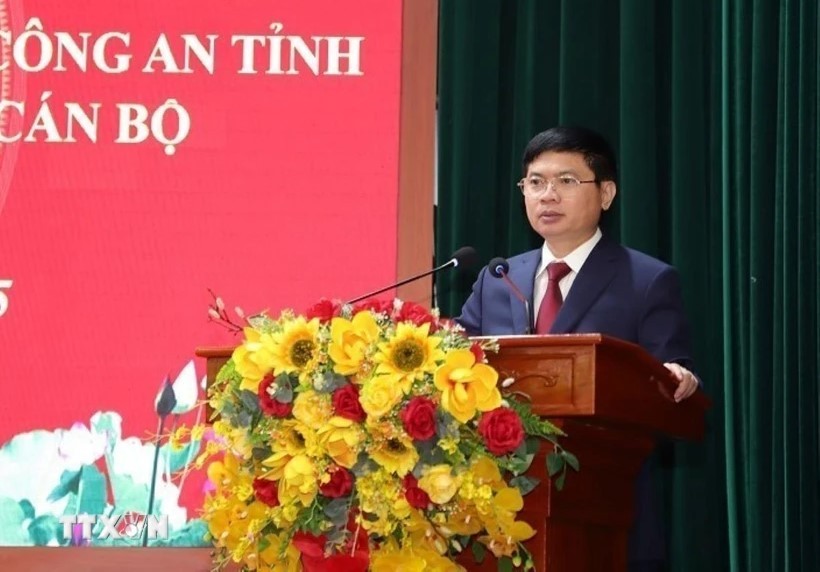 Tân Bí thư Tỉnh ủy Hà Nam Trương Quốc Huy. Ảnh: TTXVN.