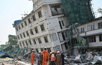 Động đất tại Myanmar: Hơn 2.800 người thiệt mạng, các tòa nhà vẫn đổ sập