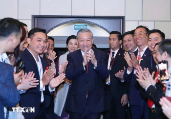 Tổng Bí thư Tô Lâm gặp gỡ cộng đồng người Việt tại Liên bang Nga