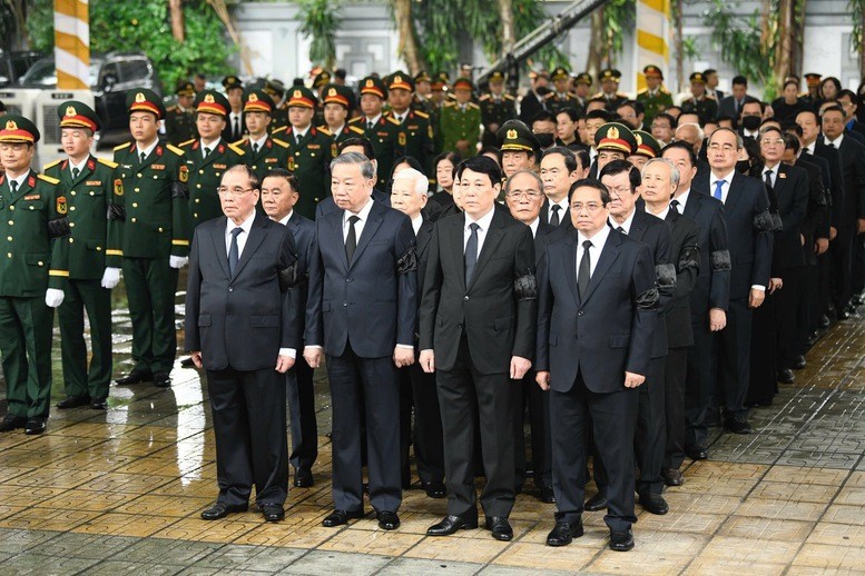 Cử hành trọng thể Lễ viếng nguyên Chủ tịch nước Trần Đức Lương