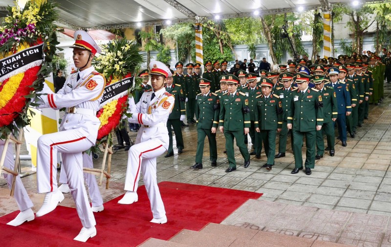 Cử hành trọng thể Lễ viếng nguyên Chủ tịch nước Trần Đức Lương