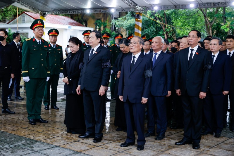 Cử hành trọng thể Lễ viếng nguyên Chủ tịch nước Trần Đức Lương