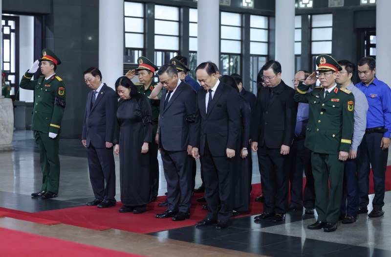 Cử hành trọng thể Lễ viếng nguyên Chủ tịch nước Trần Đức Lương