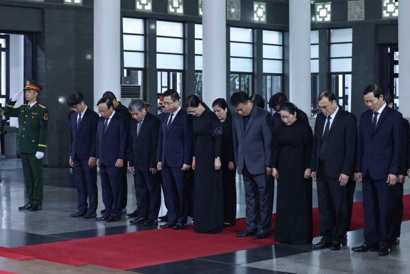 Cử hành trọng thể Lễ viếng nguyên Chủ tịch nước Trần Đức Lương