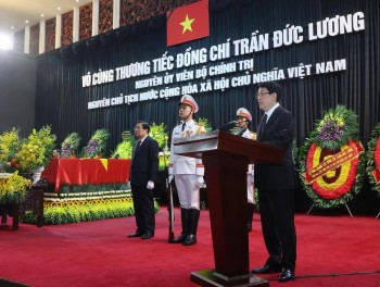 Tổ chức trọng thể Lễ truy điệu nguyên Chủ tịch nước Trần Đức Lương