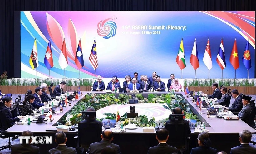 Thủ tướng Malaysia Anwar Ibrahim tại cuộc họp báo kết thúc hội nghị. Ảnh: TTXVN.