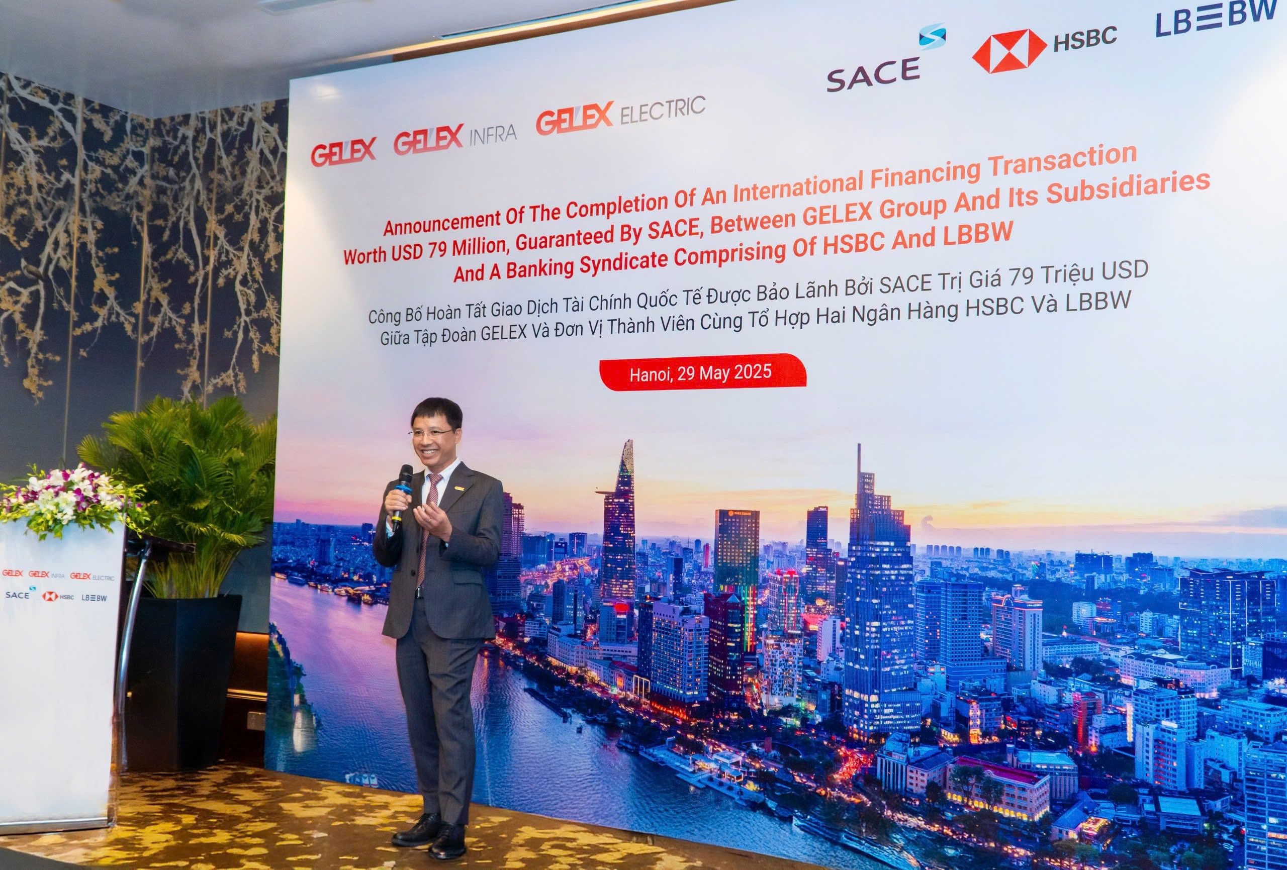 Gelex hoàn tất giao dịch khoản vay không ràng buộc trị giá 79 triệu USD