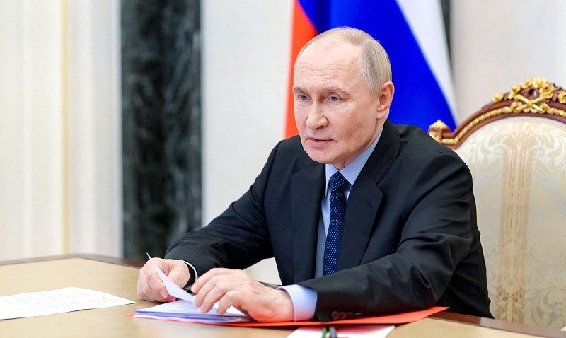 Tổng thống Putin tại Điện Kremlin ngày 30/5. Ảnh: Sputnik