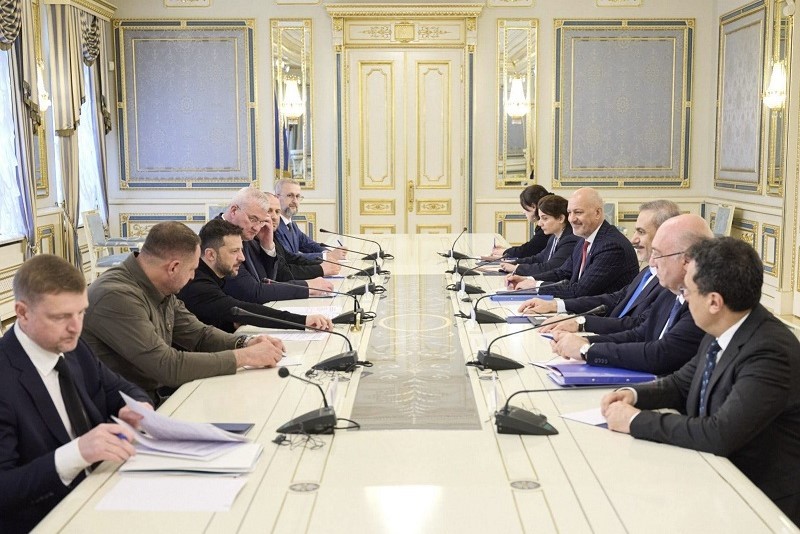 Ukraine và Thổ Nhĩ Kỳ có cuộc gặp tại Kiev vào ngày 30/5. Ảnh: X/@ZelenskyyUa