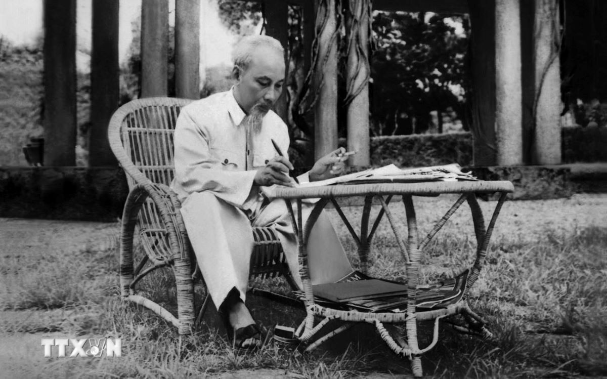 Chủ tịch Hồ Chí Minh. Ảnh: TTXVN.