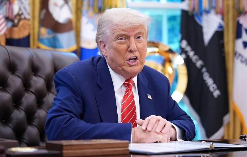 Tổng thống Donald Trump tại Nhà Trắng ngày 30/5. Ảnh: Getty