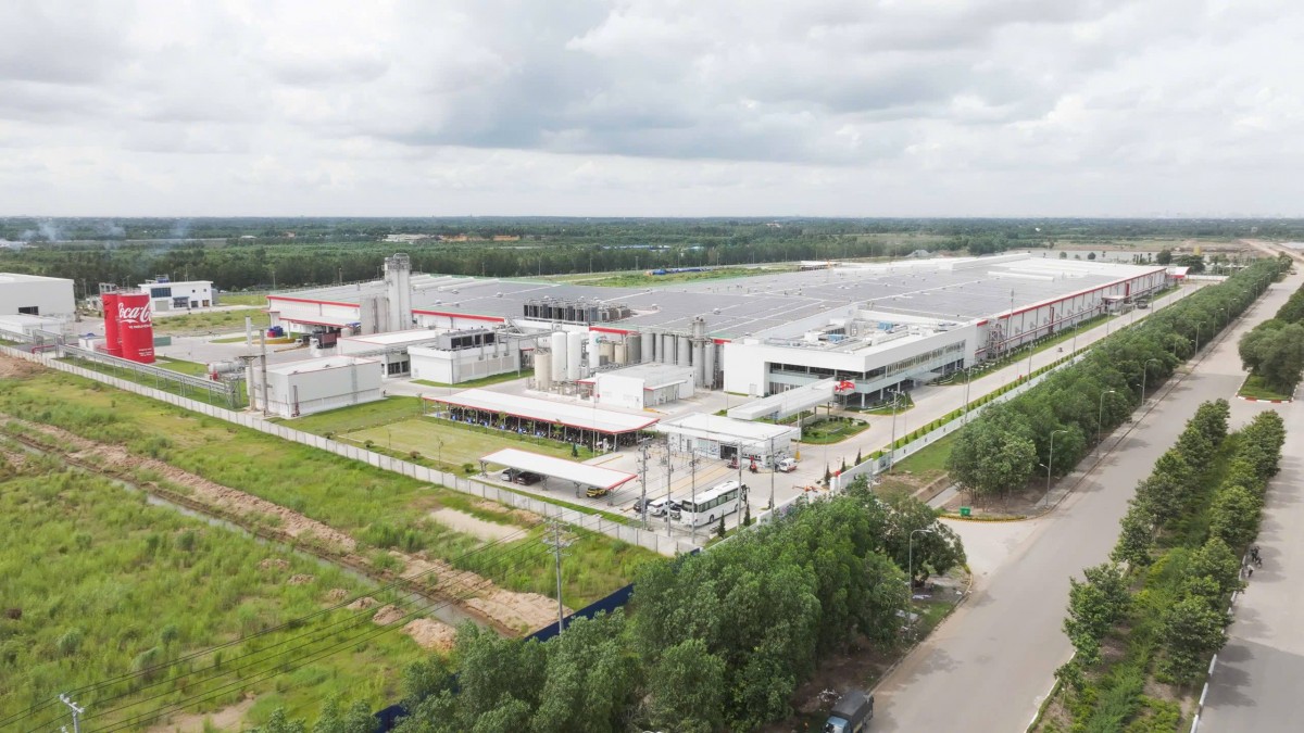 Nhà máy Coca-Cola tại Tây Ninh có tổng vốn đầu tư 136 triệu USD tại khu công nghiệp Phú An Thạnh