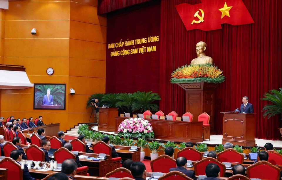 Bài phát biểu của Tổng Bí thư Tô Lâm tại phiên bế mạc Hội nghị Trung ương 12