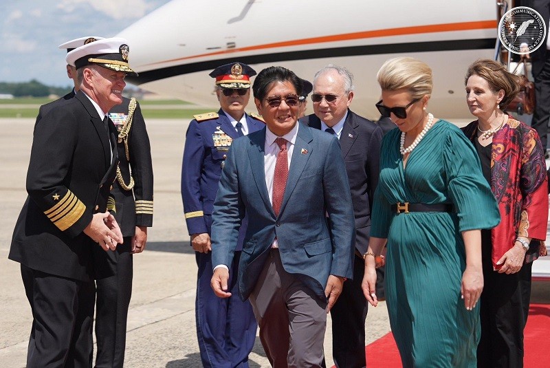 Tổng thống Philippines Ferdinand Marcos Jr tại Washington. Ảnh: Văn phòng Truyền thông Tổng thống Philippines