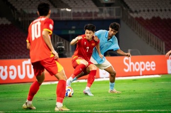 Đánh bại Campuchia, U23 Việt Nam hiên ngang vào bán kết