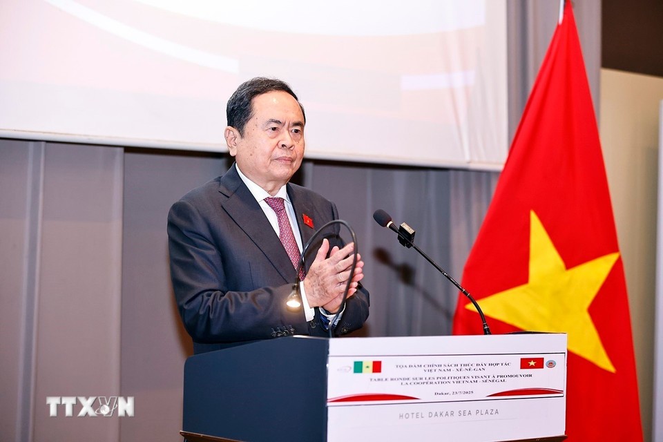 Chủ tịch Quốc hội Việt Nam và Senegal dự Tọa đàm chính sách thúc đẩy hợp tác