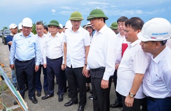 Bộ trưởng Xây dựng kiểm tra dự án đường sắt Lào Cai - Hà Nội - Hải Phòng