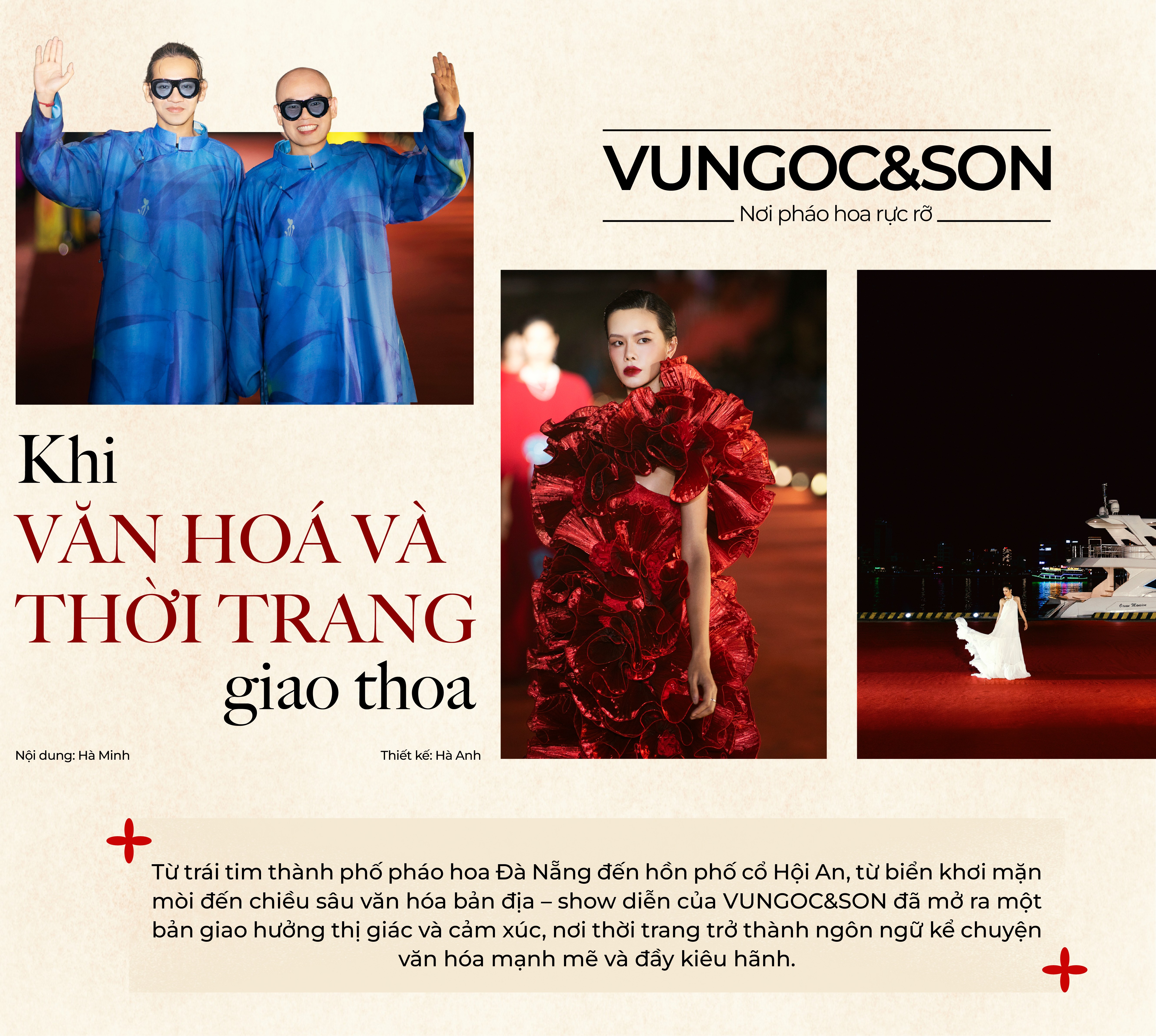 VUNGOC&SON: Nơi pháo hoa rực rỡ, khi văn hoá và thời trang giao thoa
