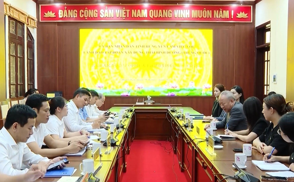 Quang cảnh buổi làm việc. Ảnh HYTV.