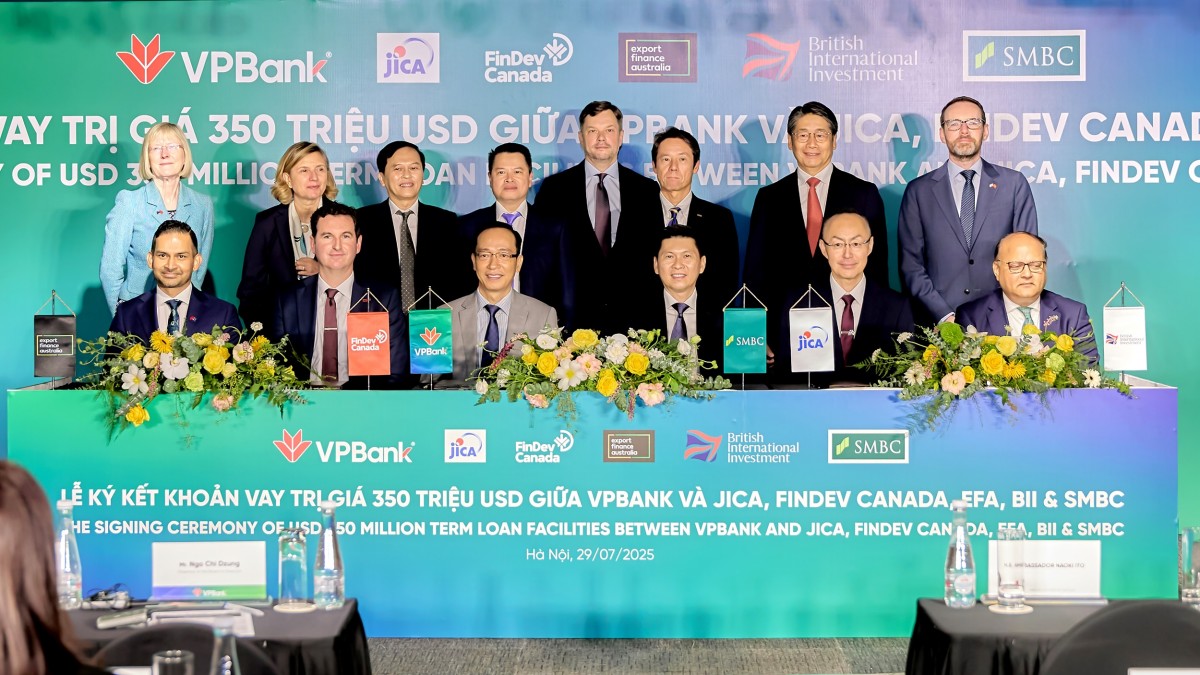 VPBank công bố khoản vay hợp vốn trị giá 350 triệu USD