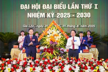 Đại hội điểm khối đảng bộ các xã của thành phố Hải Phòng tại Gia Lộc