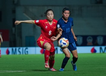 Tuyển nữ Việt Nam ghi ‘mưa bàn thắng’ vào lưới Campuchia